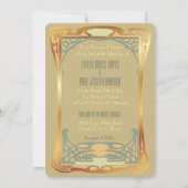  kunstdeco ~ Gatsby geïnspireerd Kaart (Voorkant)