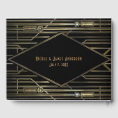 Kunstdeco Gatsby Glam Wedding van Black & Gold 20 Gastenboek (Achterkant)