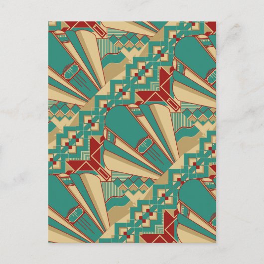 Kunstdeco Geometrisch ontwerp Briefkaart (Voorkant)