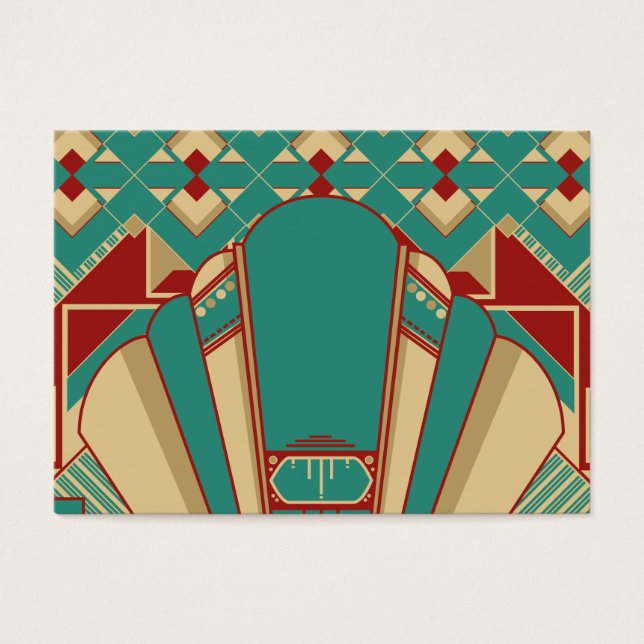 Kunstdeco Geometrisch ontwerp Visitekaartje (Voorkant)