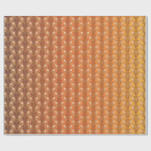 kunstdeco goudpauw-veerpatroon cadeaupapier (Vlak)
