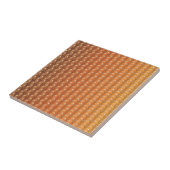  kunstdeco goudpauw-veerpatroon tegeltje (Zijkant)