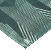 Kunstdeco, Groen, zwart, patroon, art nouveau,  Tafelkleed (Gekanteld)