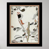 Kunstdeco/grunge uit 1920 poster (Voorkant)