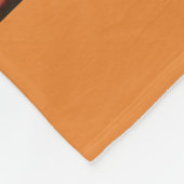 Kunstdeco in Oranje grote deken (Hoek)