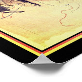 Kunstdeco Jazz/Dancers Poster uit 1920 (Hoek)