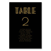 kunstdeco-kaarten voor bruiloft uit de jaren 20 kaart (Voorkant)