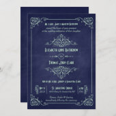 Kunstdeco Mint & Navy Blue Chalkboard Kaart (Voorkant / Achterkant)