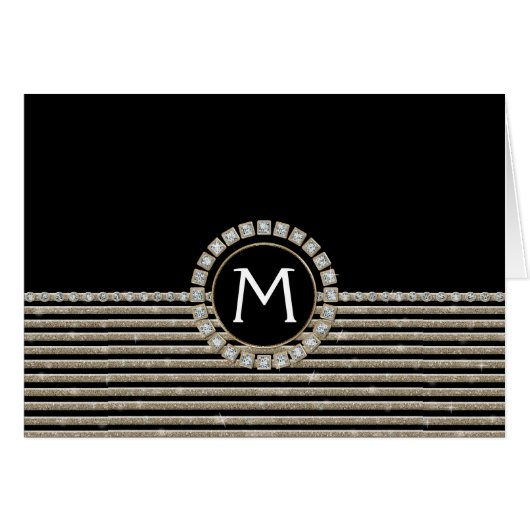 Kunstdeco Moderne horizontale strepe glitter (Voorkant Horizontaal)