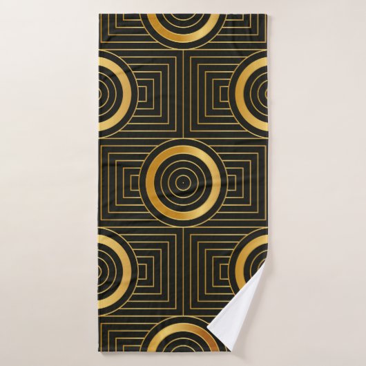 Kunstdeco naadloos  behang badhanddoek (Badhanddoek)