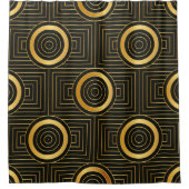 Kunstdeco naadloos behang douchegordijn (Voorkant)