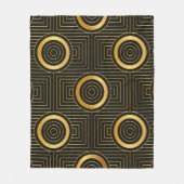 Kunstdeco naadloos behang fleece deken (Voorkant)