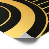 Kunstdeco naadloos  behang poster (Hoek)