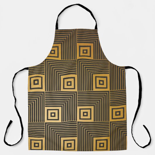 Kunstdeco naadloos behang schort (Voorkant)