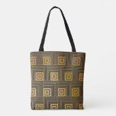 Kunstdeco naadloos behang tote bag (Achterkant)