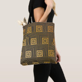 Kunstdeco naadloos behang tote bag (Dichtbij)