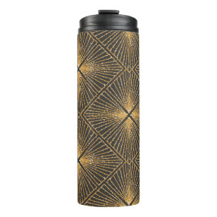 Kunstdeco naadloos geometrisch patroon. Elegant Wa Thermosbeker