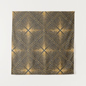 Kunstdeco naadloos geometrisch patroon. Elegant Wa Wandkleed (Voorkant (horizontaal))