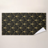 kunstdeco naadloos patroon badhanddoek (Badhanddoek)