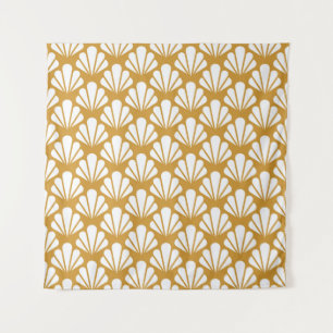 Kunstdeco naadloos patroon. Geometrische Floral de Wandkleed