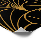  kunstdeco naadloos patroon poster (Hoek)