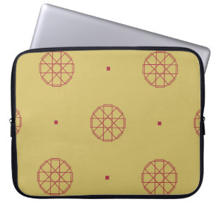 Kunstdeco naadloze patroonachtergrond. abstract, a laptop sleeve