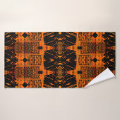 kunstdeco ornamental grafisch patroon, S. 48 Badhanddoek (Badhanddoek)