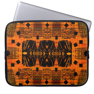 kunstdeco ornamental  grafisch patroon, S. 48 Laptop Sleeve