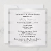 kunstdeco-plunjer Blk White SQ Vrijgezellenfeest Kaart (Achterkant)