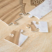 kunstdeco retro  dames kerst legpuzzel (Zijkant)