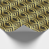 kunstdeco roaring 20s cadeauomslag cadeaupapier (Hoek)