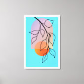 Kunstdeco uit de middelbare eeuw, grote afwerking canvas afdruk (Voorkant)