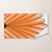 Kunstdeco voor ontwerp Oranje doekset Bad Handdoek (Handdoek)
