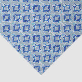 Kunstdecobehangpatroon, grijs / grijs en blauw tissuepapier (Detail)