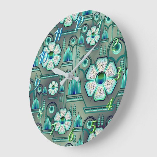 Kunstdecobloem bloemgeometrisch grote klok (Hoek)