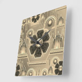 Kunstdecobloem bloemgeometrisch vierkante klok (Hoek)