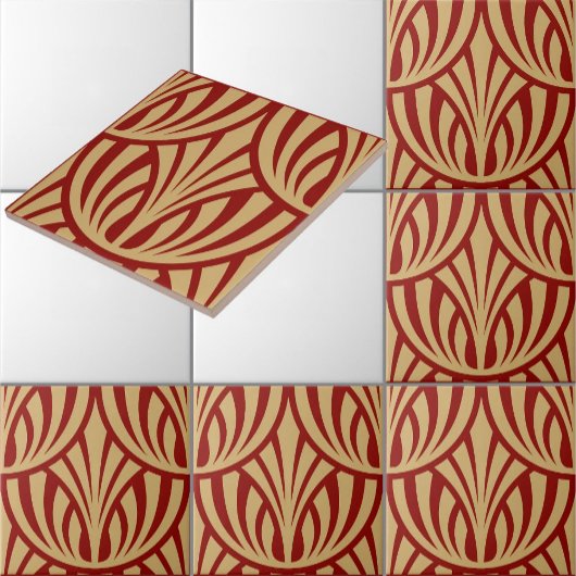 kunstdecodeerpatroon op schaal tegeltje