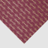 Kunstdecoder en goudpatroon tissuepapier (Detail)