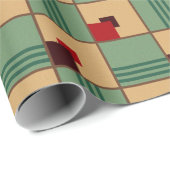 Kunstdecodesign van 1930 cadeaupapier (Rol Hoek)