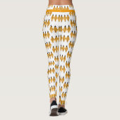 Kunstdecoelement in lichte oranje Leggings (Achterkant)