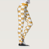 Kunstdecoelement in lichte oranje Leggings (Rechts)