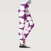 Kunstdecoelementen in dieproze Leggings (Rechts)