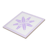 Kunstdecoelementen in lichte puren tegeltje (Zijkant)