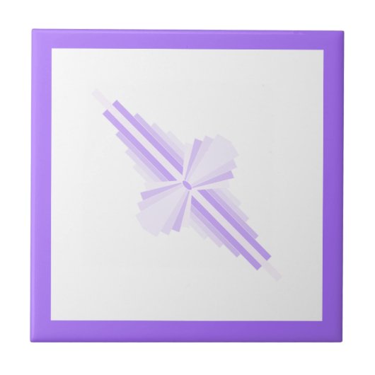 Kunstdecoelementen in lichte puren tegeltje (Voorkant)