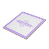 Kunstdecoelementen in lichte puren tegeltje (Zijkant)