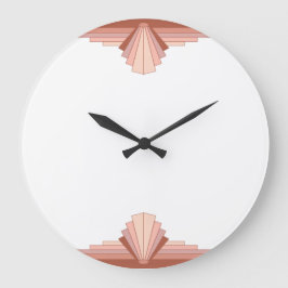 Kunstdecoelementen in volledig roos goud01 grote klok