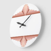 Kunstdecoelementen in volledig roos goud03 grote klok (Hoek)