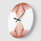 Kunstdecoelementen in volledig roos goud05 grote klok (Hoek)