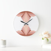 Kunstdecoelementen in volledig roos goud05 grote klok (Huis)