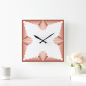 Kunstdecoelementen in volledig roos goud08 vierkante klok (Huis)